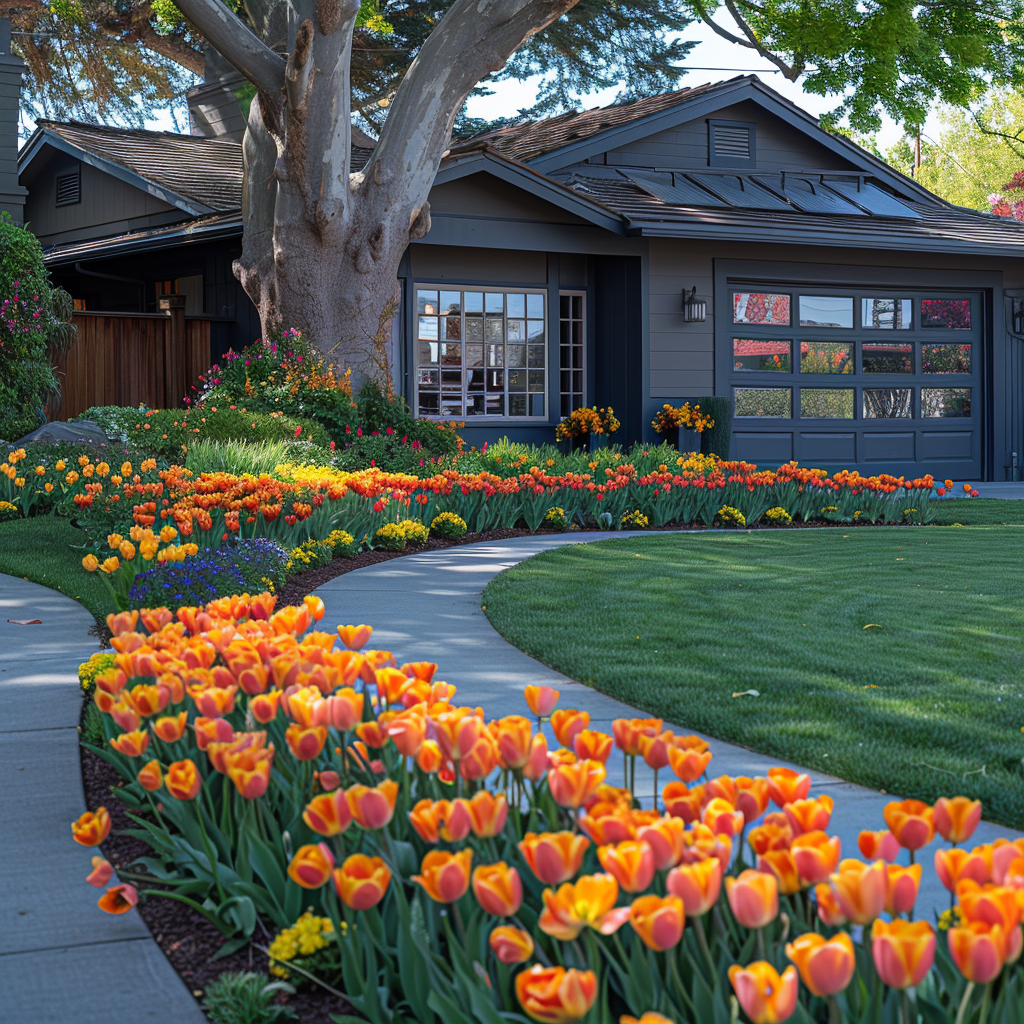 Suburban Front Yard